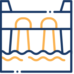 dam two-color icon