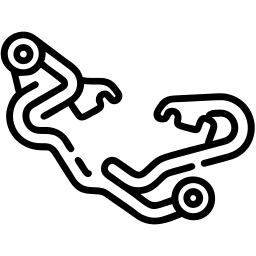 摩托车比赛 line 图标