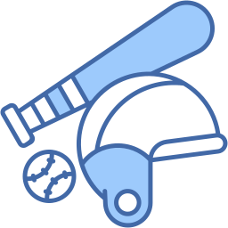 baseball two color icon