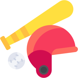 baseball flat icon
