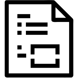 dokumentieren linie Icon