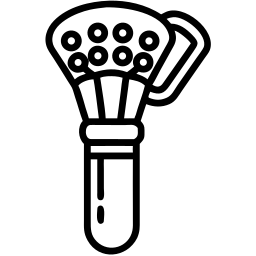 makeup brush line icon
