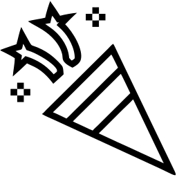 celebration line icon