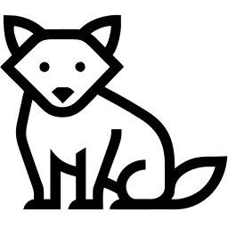 fox line icon