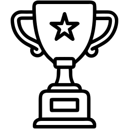 Trophäe linie Icon
