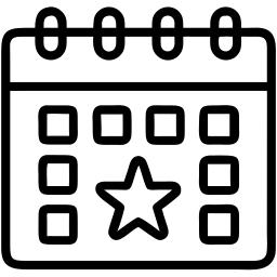 calendar line icon