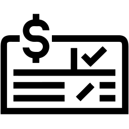 美元 线条 图标