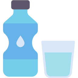 水瓶 扁平 图标