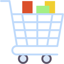 shopping cart flat icon