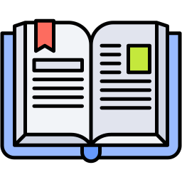 libro aperto colore lineare icona