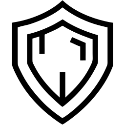 shield line icon