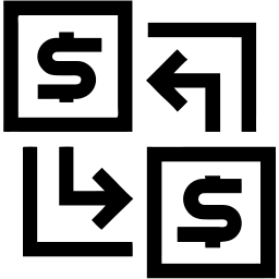 Dollar linie Icon