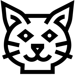 cat line icon