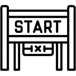 start line line icon
