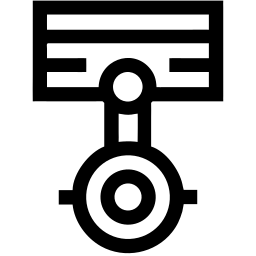 piston line icon