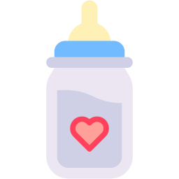 baby bottle flat icon
