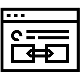 webpage line icon