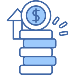 money growth two color icon