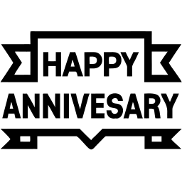 结婚周年快乐 线条 图标