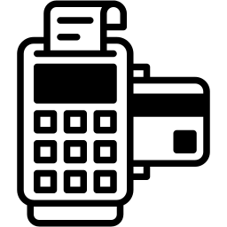 pos terminal duotone icon