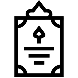 wedding invitation line icon