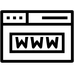 website line icon