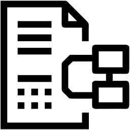 Dokumentstruktur linie Icon