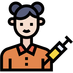 medical professional lineal color icon