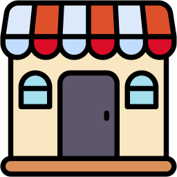 店面 线性色 图标
