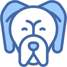 mastiff two color icon