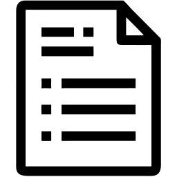 문서 라인 아이콘