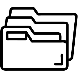 папки линия иконка