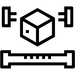 3d printing line icon