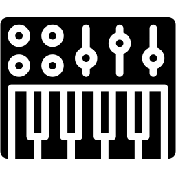 synthesizer filled icon