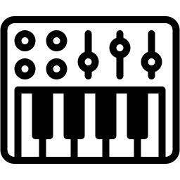 synthesizer duotone icon