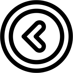 Zurück-Schaltfläche linie Icon