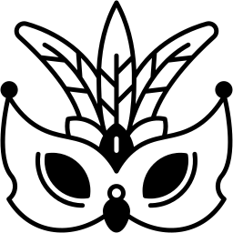 masquerade mask icon