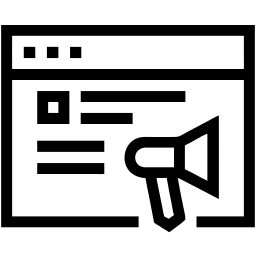 webpage line icon