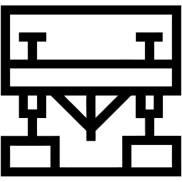 حاوية شحن خط أيقونة