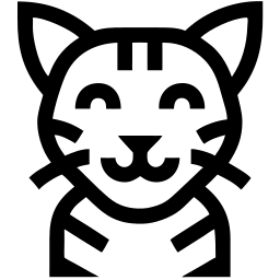 cat line icon