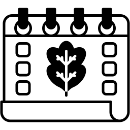 autumn calendar icon