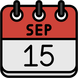 calendar lineal color icon