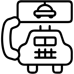 taxi order line icon