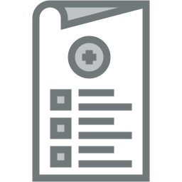 medical document two color icon