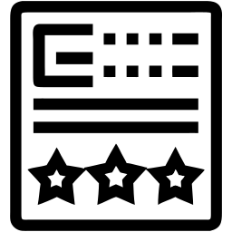 审查 线条 图标