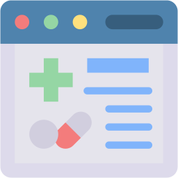 medical record flat icon