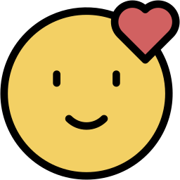 smiley lineal color icon