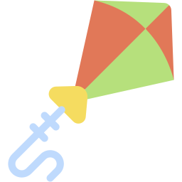 kite flat icon