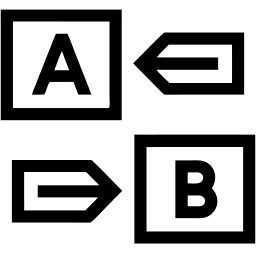 comparison line icon
