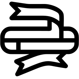 ribbon line icon
